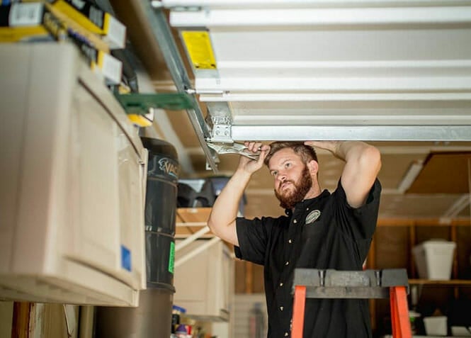 Garage door sales technician